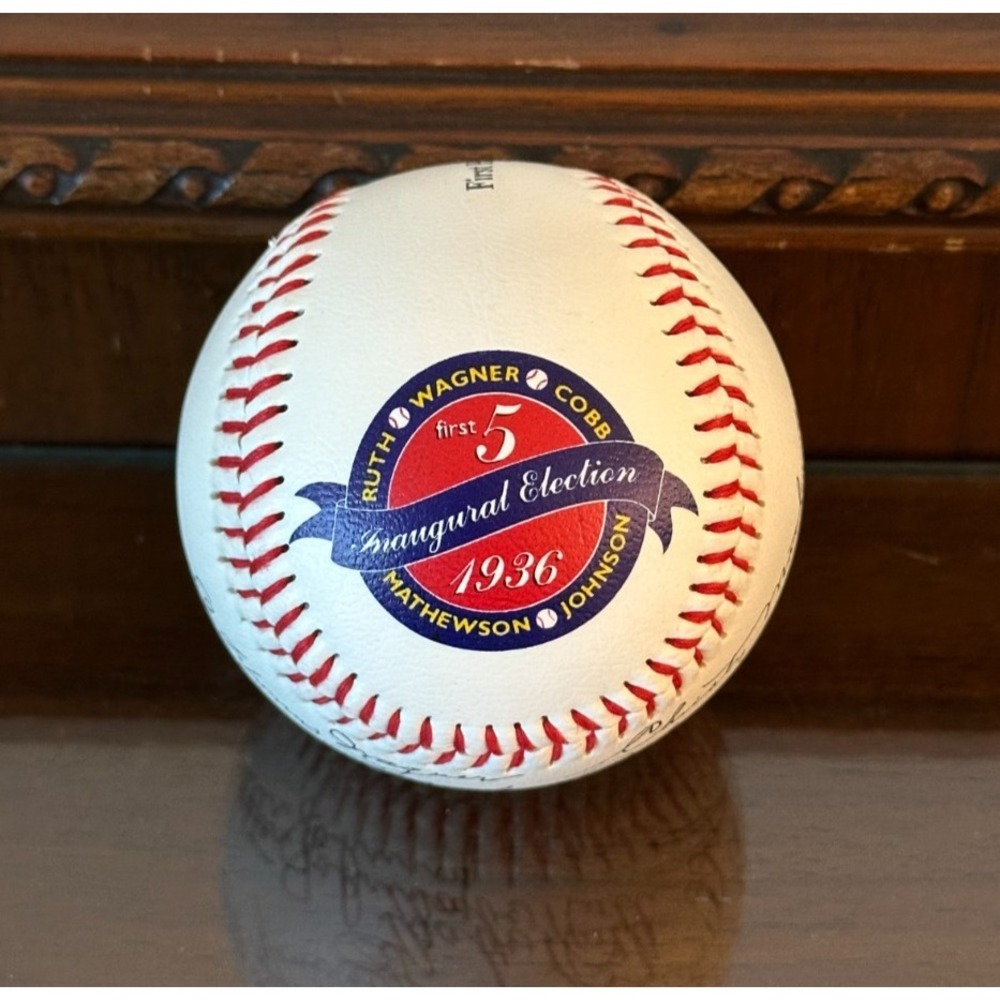 First‎ 5 Inaugural Election 1936 Hall of Fame Ruth Wagner Cobb Baseball 1996